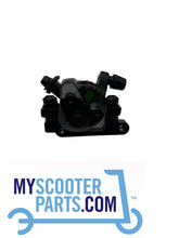 MERCANE G2 REAR CALIPER WITH BRAKE PADS FITTED.
